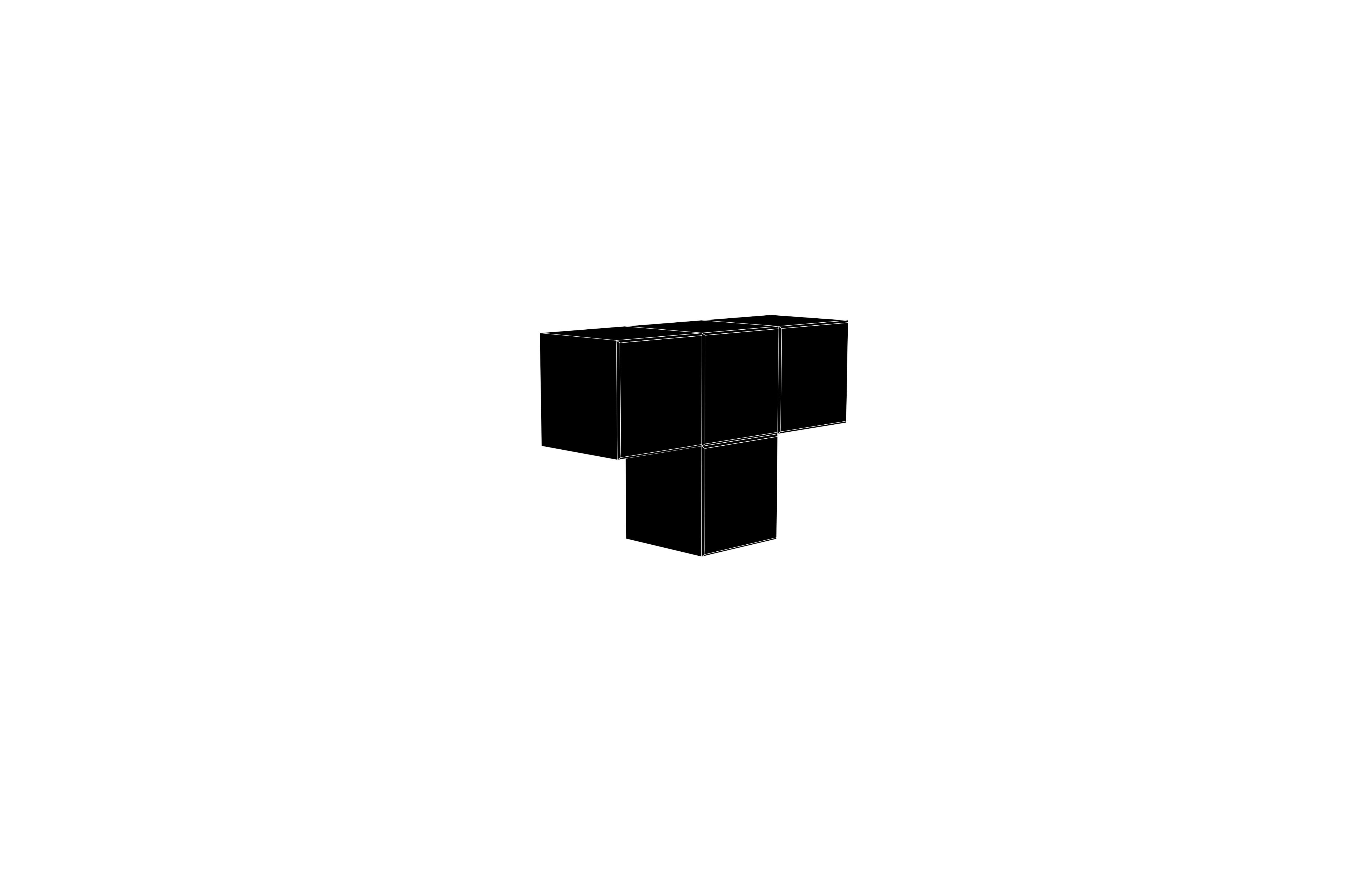 Tetris Block v5 Pack 01 Low-poly 3D model_84