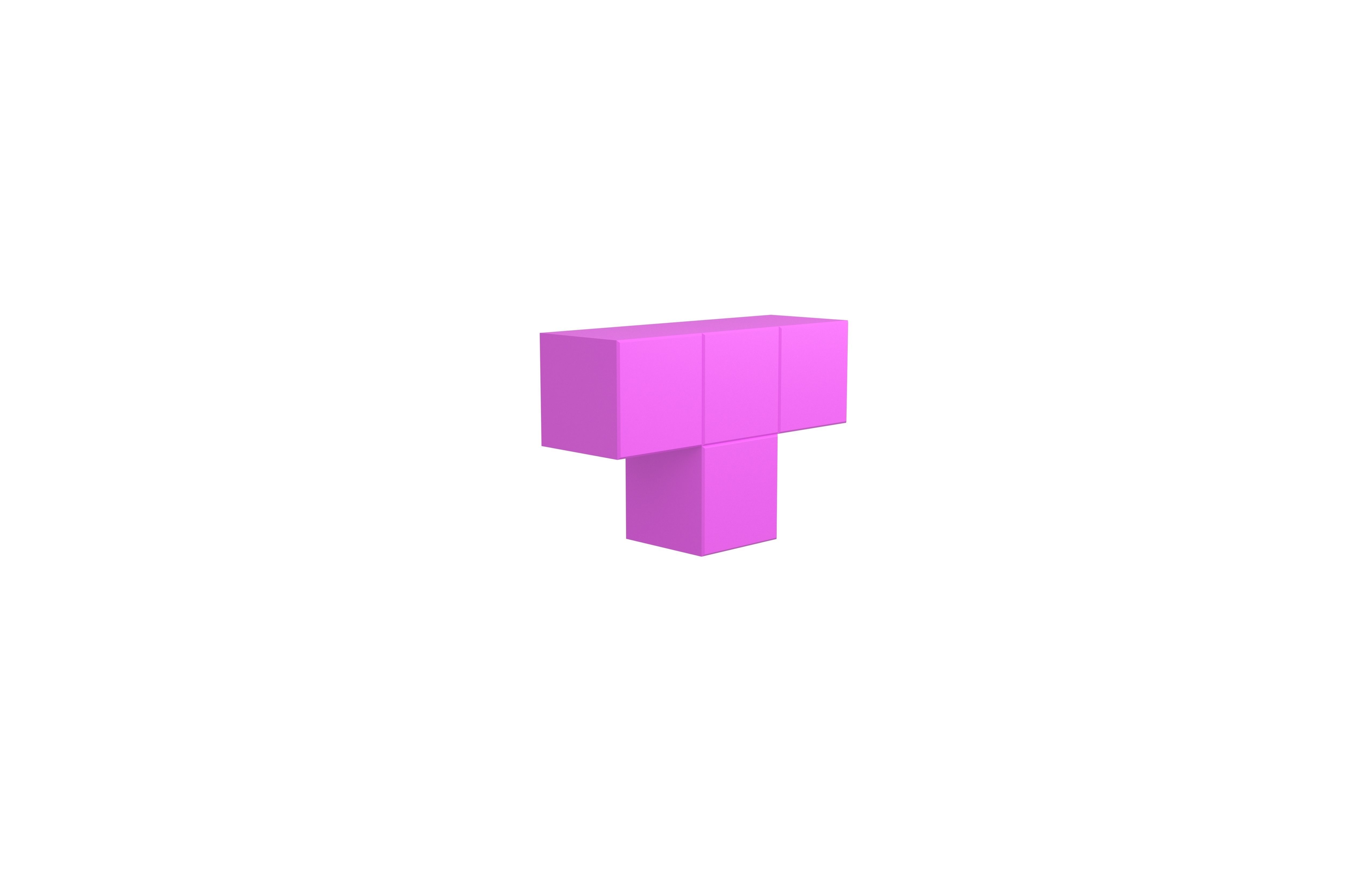 Tetris Block v5 Pack 01 Low-poly 3D model_17