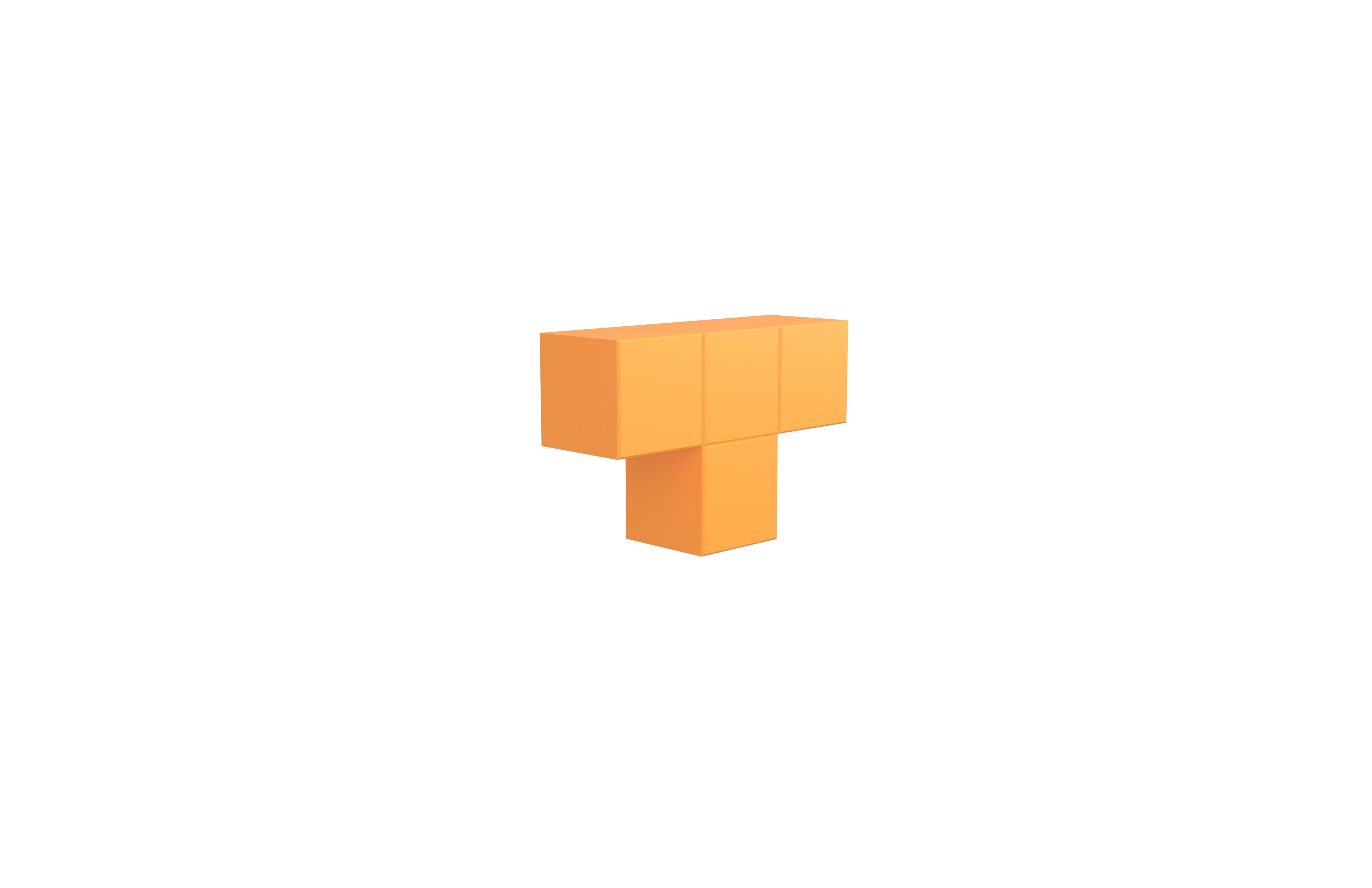 Tetris Block v5 Pack 01 Low-poly 3D model_12
