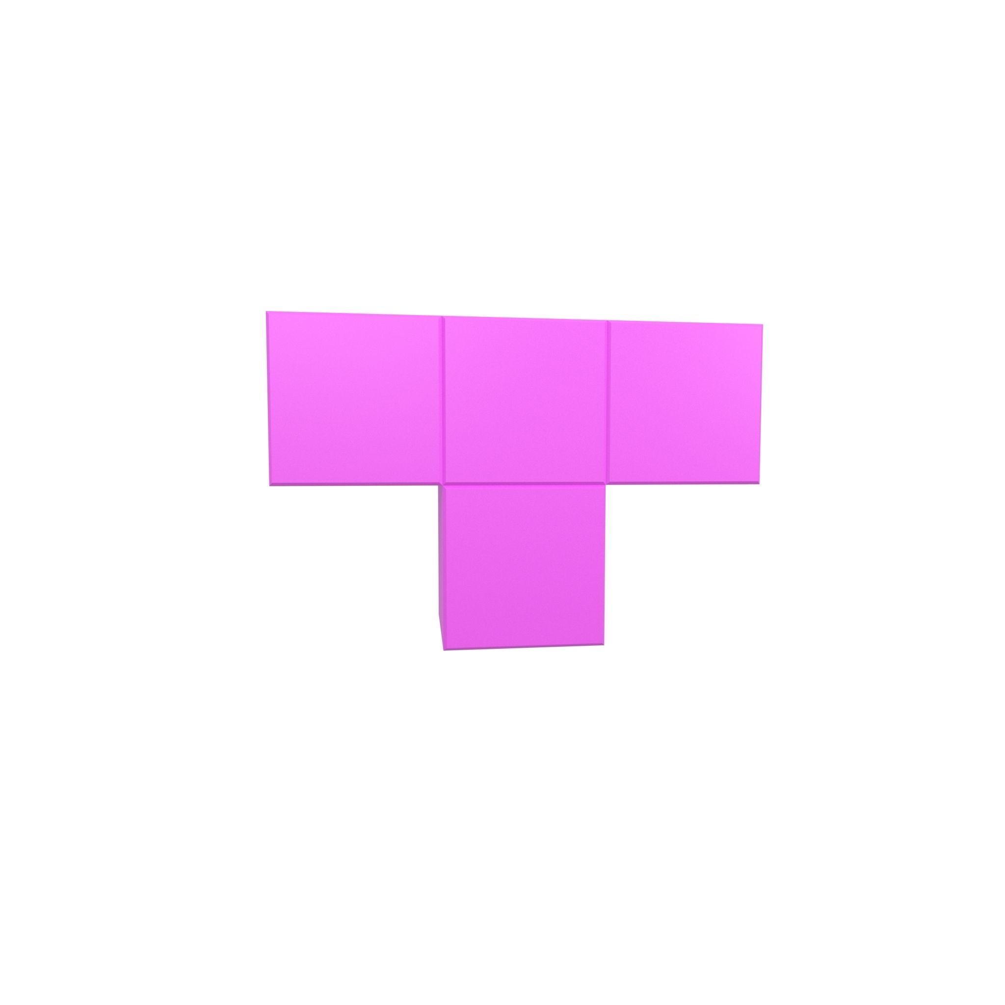 Tetris Block v5 Pack 01 Low-poly 3D model_18