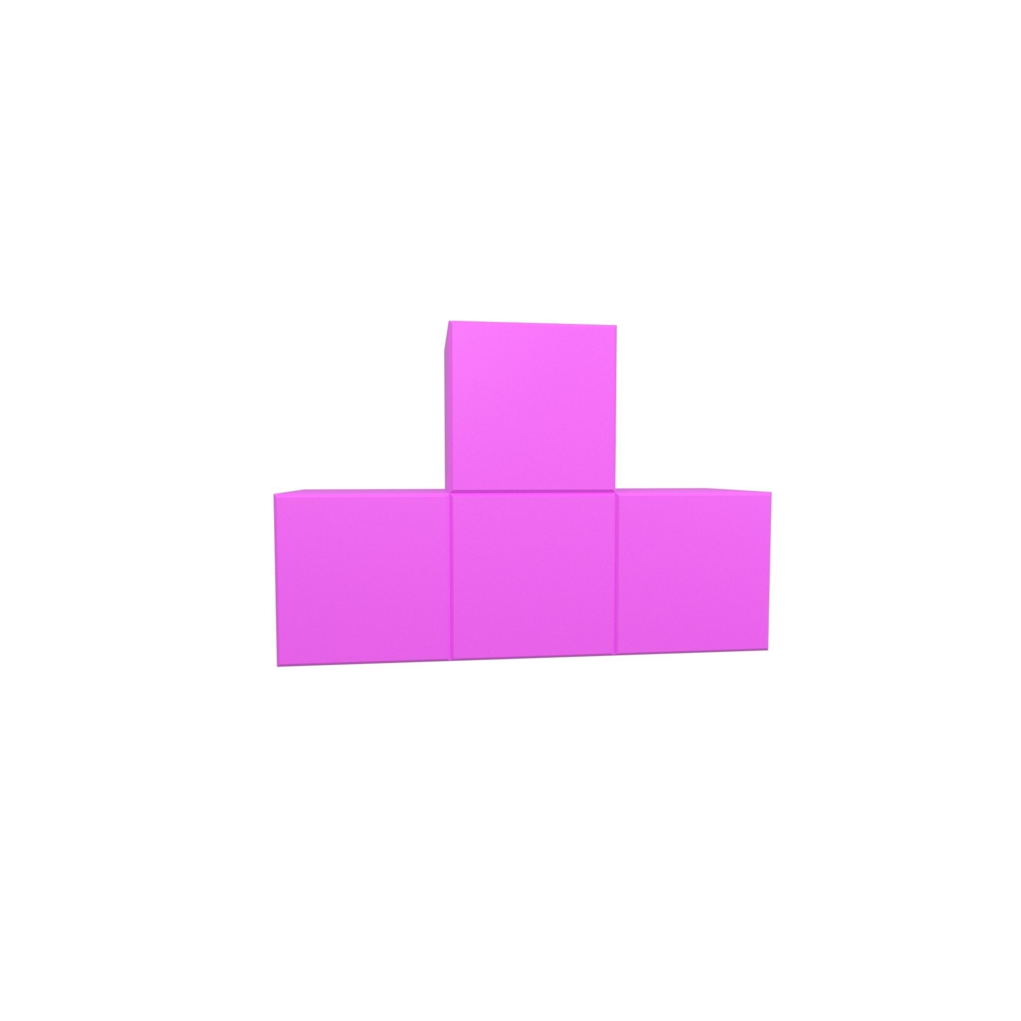 Tetris Block v5 Pack 01 Low-poly 3D model_77