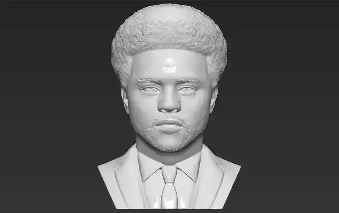 The Weeknd bust 3D printing ready stl obj formats 3D print model