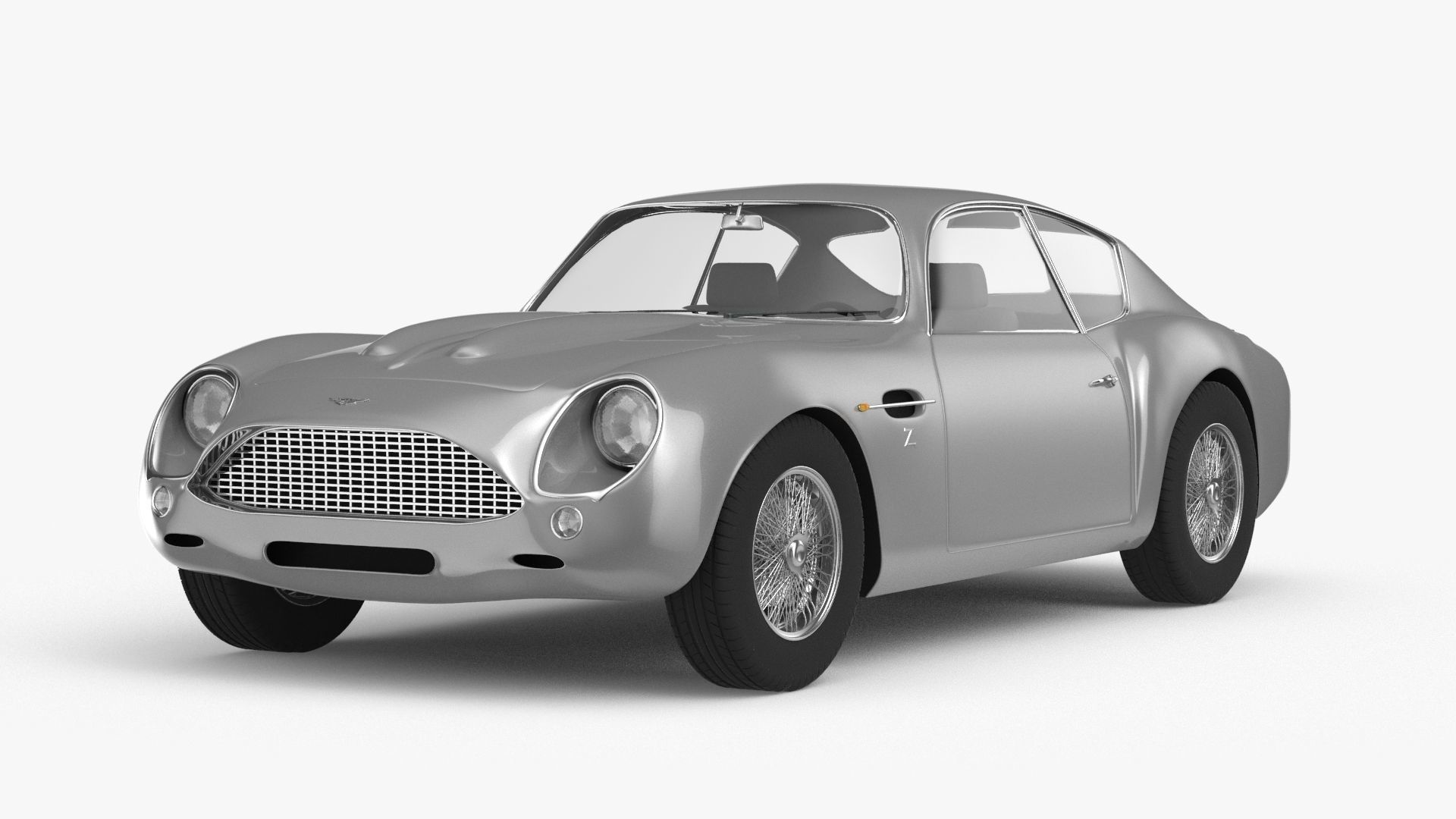 Aston Martin Zagato db4 3D model_3