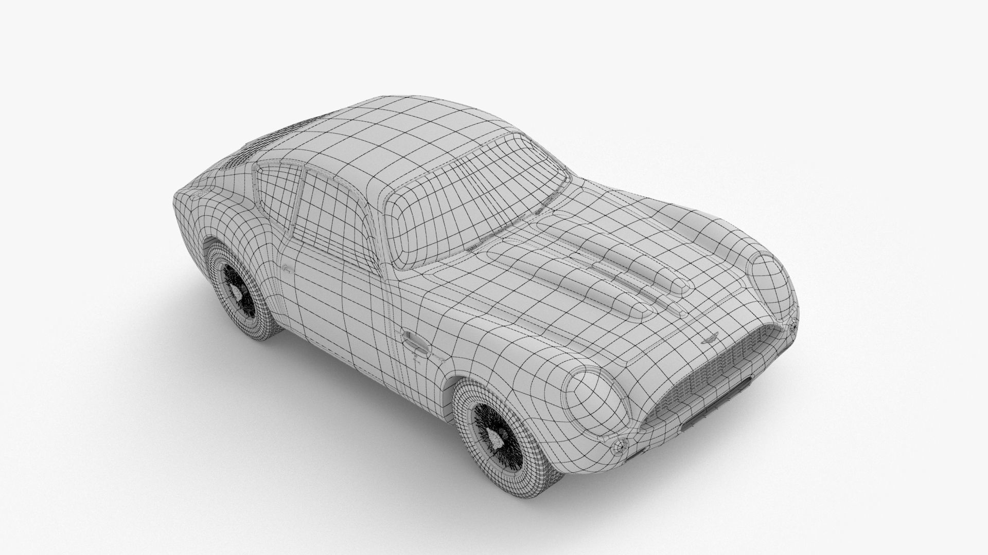 Aston Martin Zagato db4 3D model_5