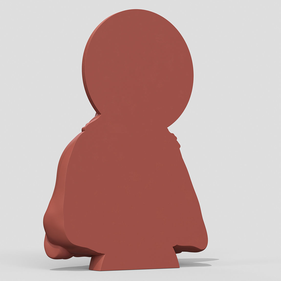 Virgin Mary  3D print model_7