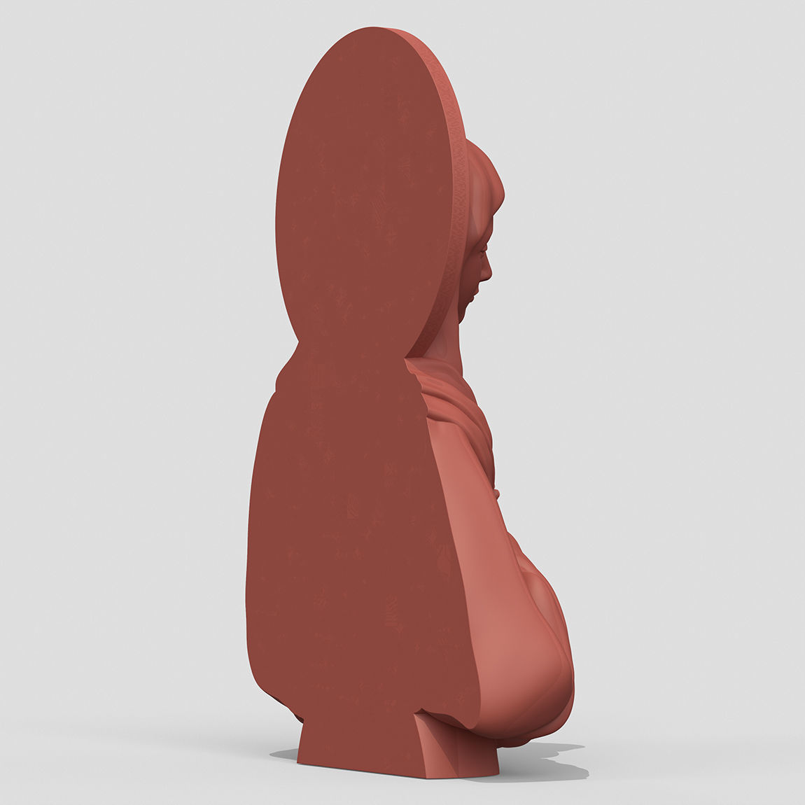 Virgin Mary  3D print model_4