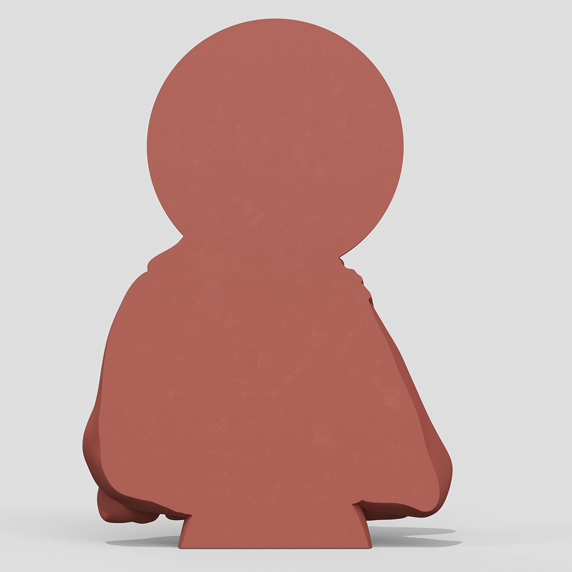 Virgin Mary  3D print model_6