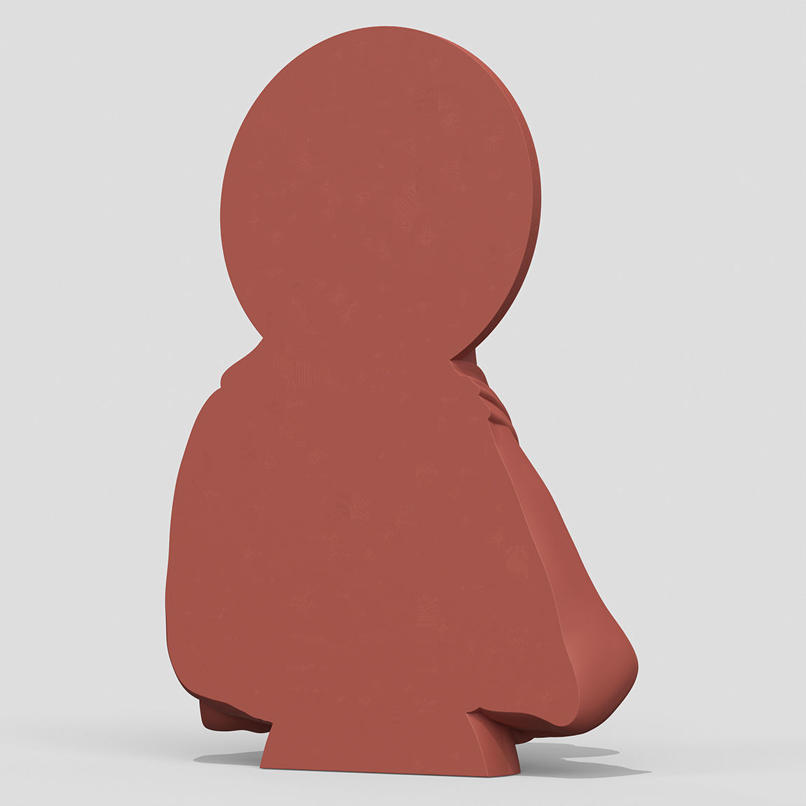 Virgin Mary  3D print model_5