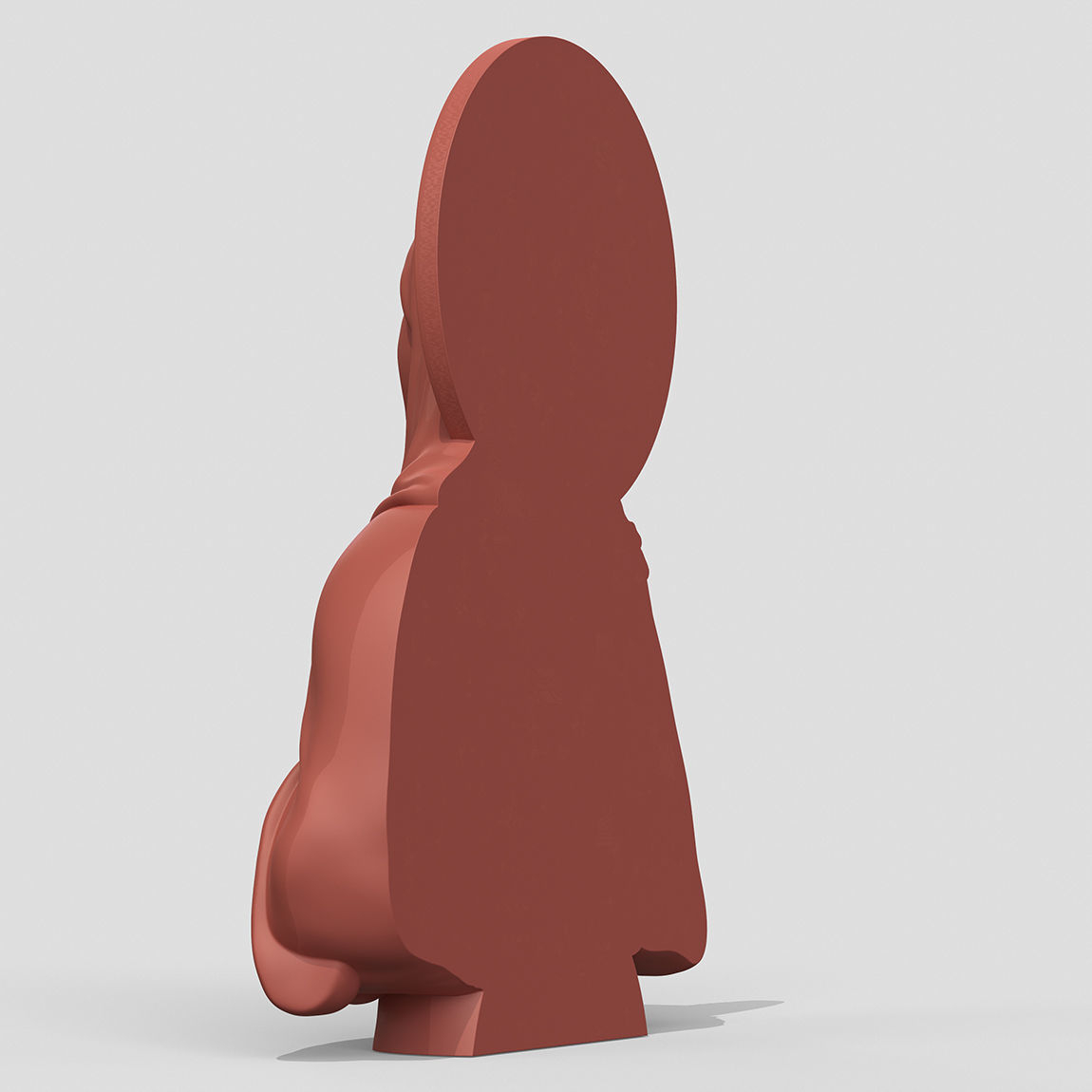 Virgin Mary  3D print model_8