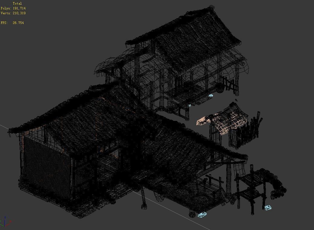 History-Historic Site-Tianlufang 12 3D model_1