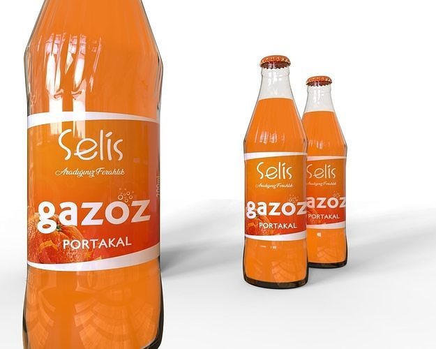 Soda Bottle 3D Package Model  Free 3D model
