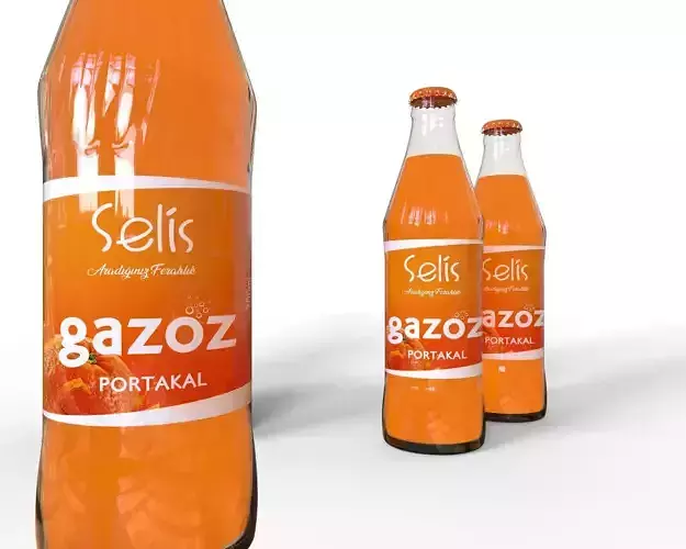 Soda Bottle 3D Package Model 