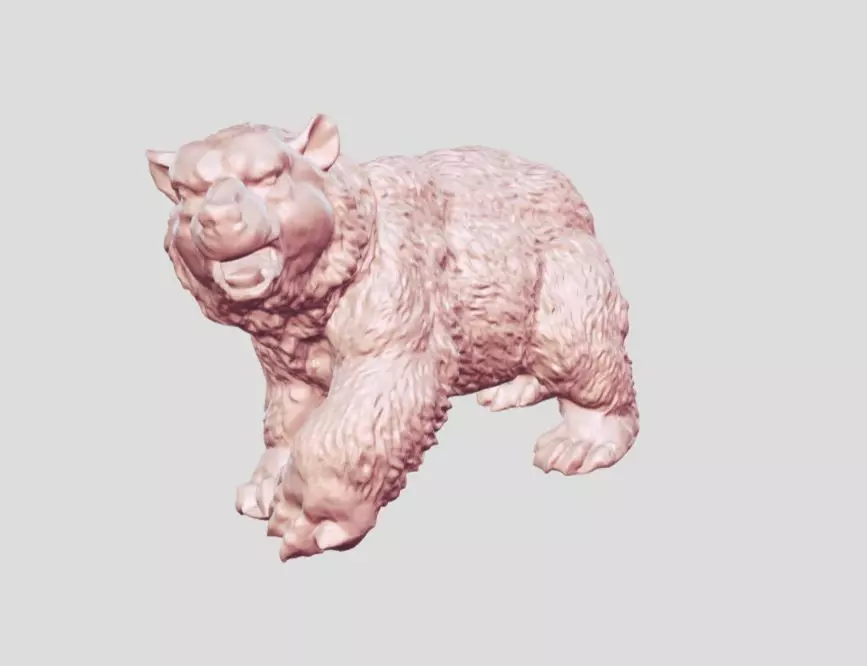 wild bear 3D print model