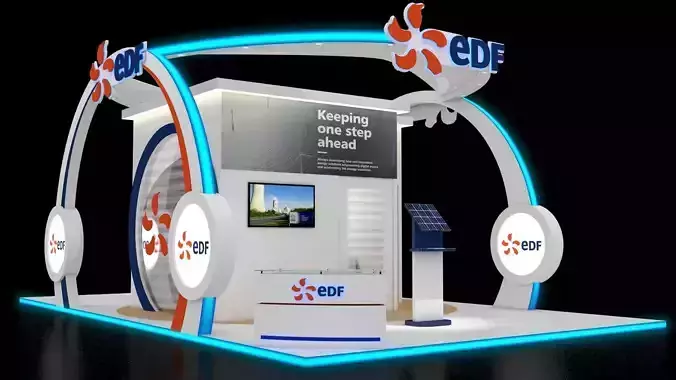 Exhibition Stand 3D model