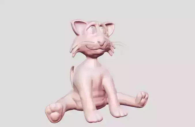 cat pet 3D print model