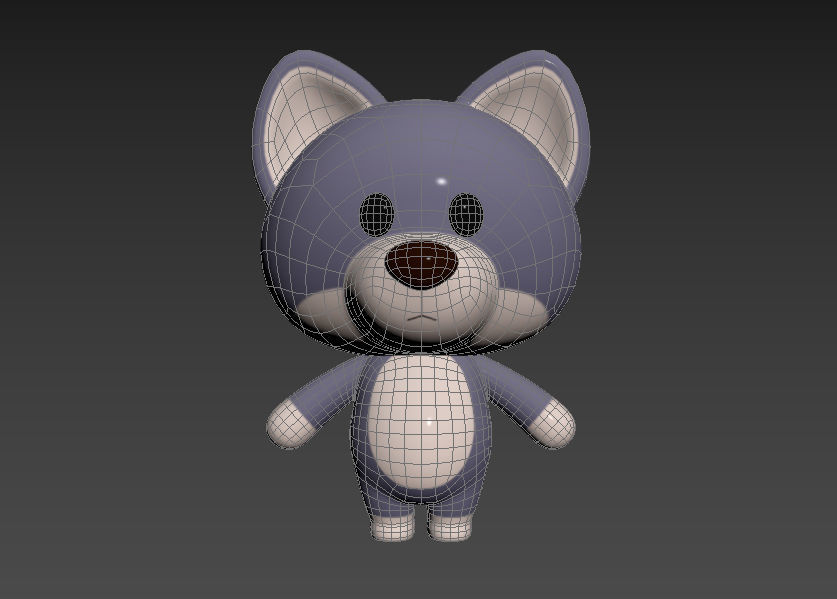 Character023 Wolf 3D model_12