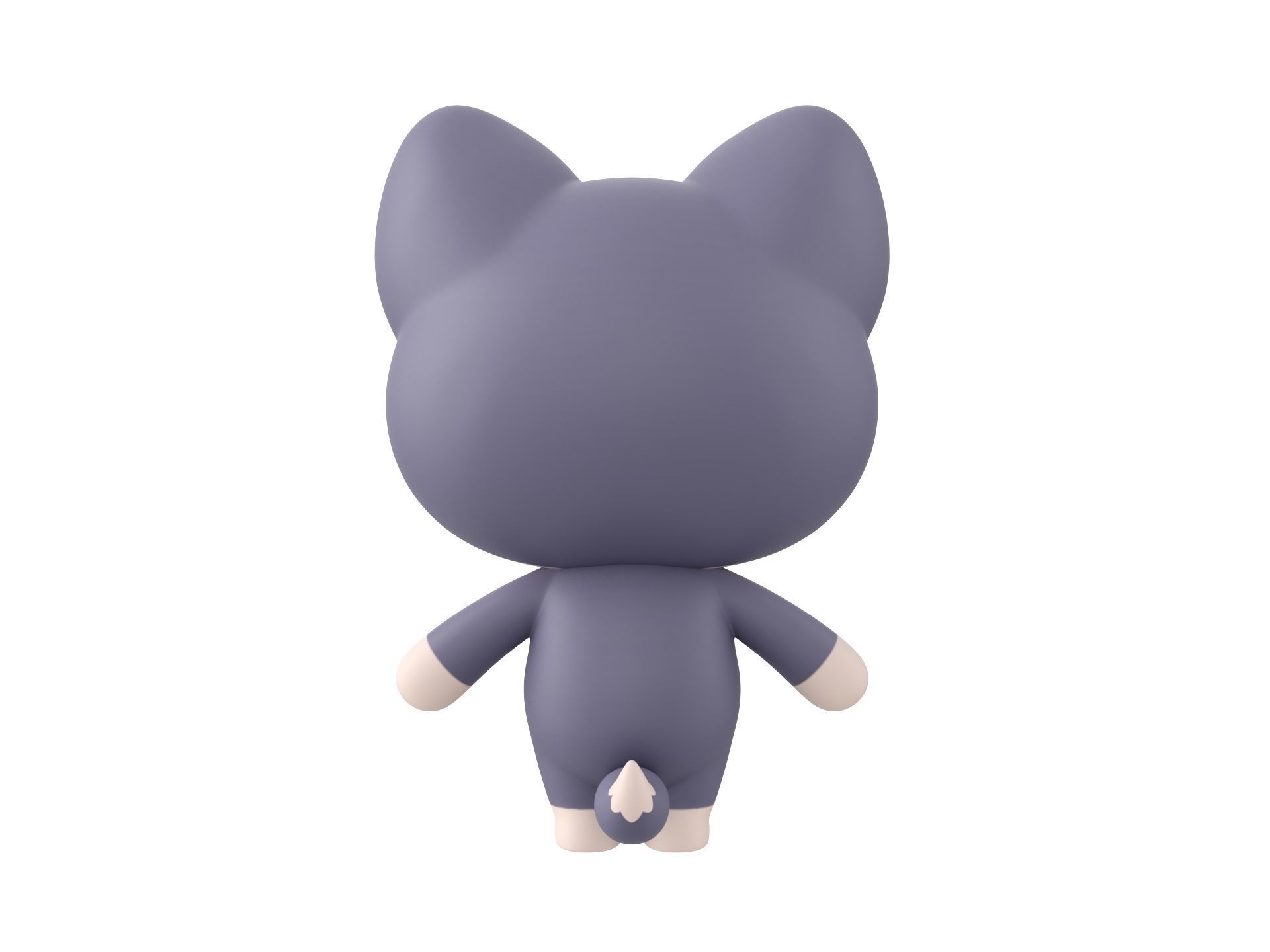 Character023 Wolf 3D model_5