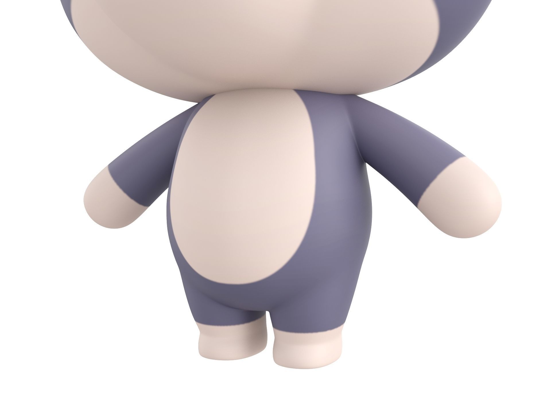 Character023 Wolf 3D model_8