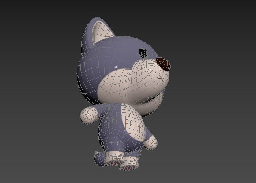 Character023 Wolf 3D model_13
