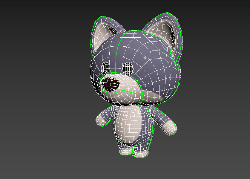 Character023 Wolf 3D model_20