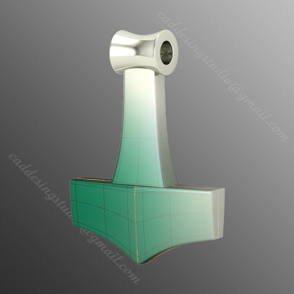 Pendant ak6 3D print model_1