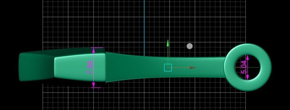 Pendant ak6 3D print model_7