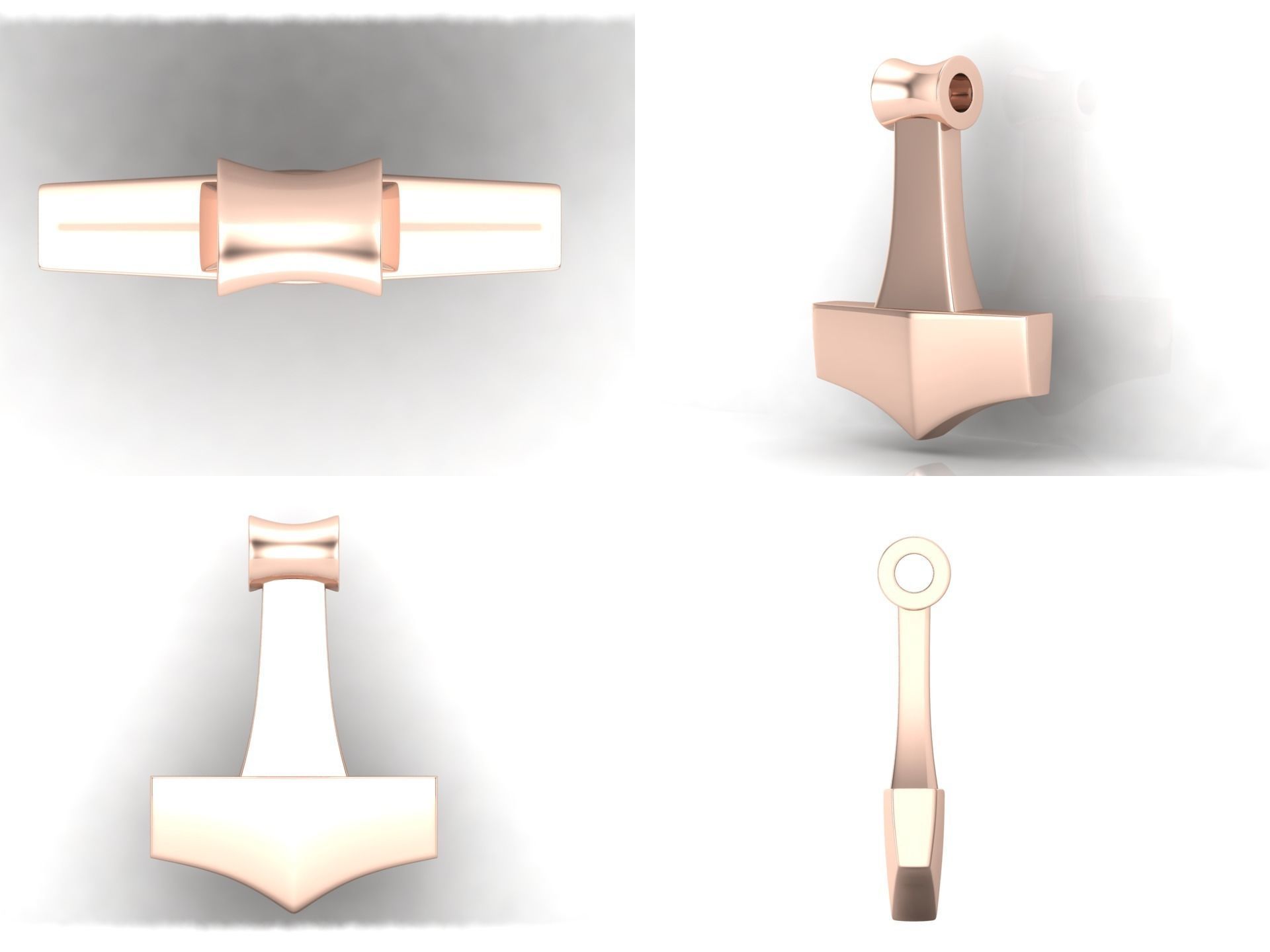 Pendant ak6 3D print model_5