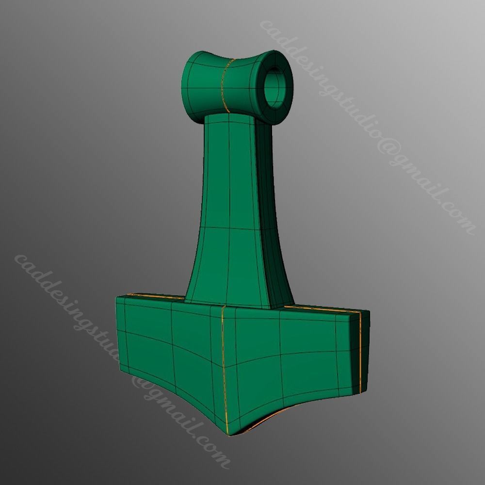 Pendant ak6 3D print model_2