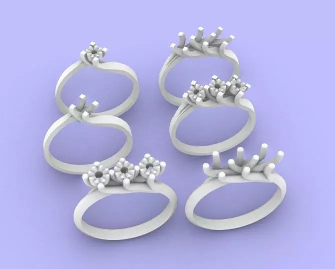 valentino solitaire valentino trilogy various models 3D model