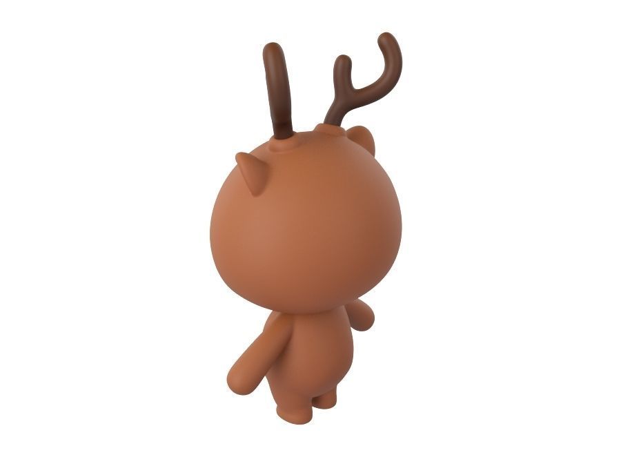 Character024 Deer 3D model_6
