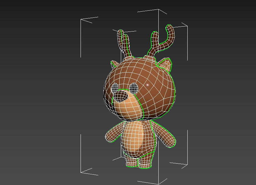 Character024 Deer 3D model_20