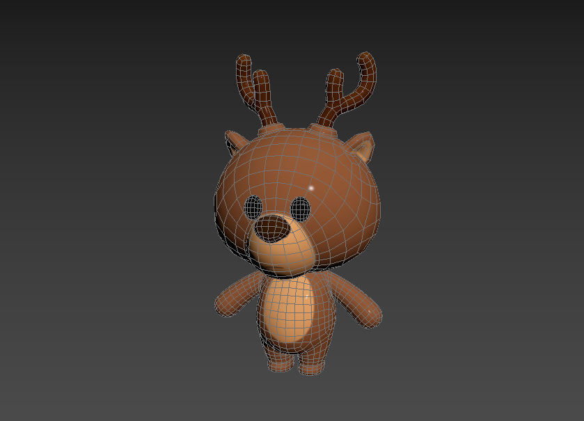 Character024 Deer 3D model_10