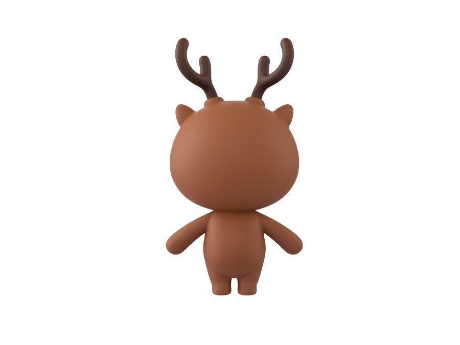 Character024 Deer 3D model_5