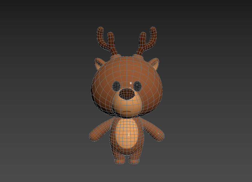 Character024 Deer 3D model_12