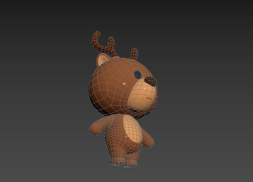 Character024 Deer 3D model_13