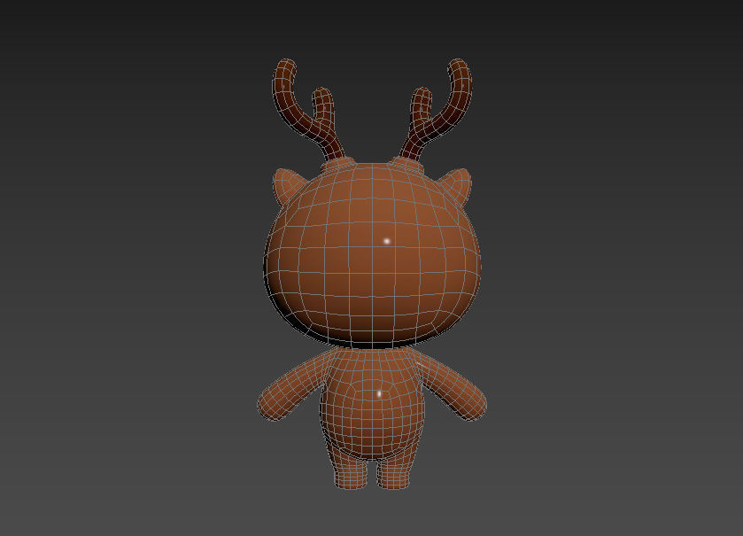 Character024 Deer 3D model_16