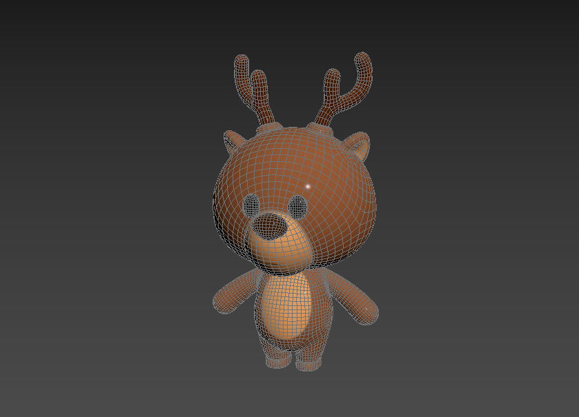 Character024 Deer 3D model_11