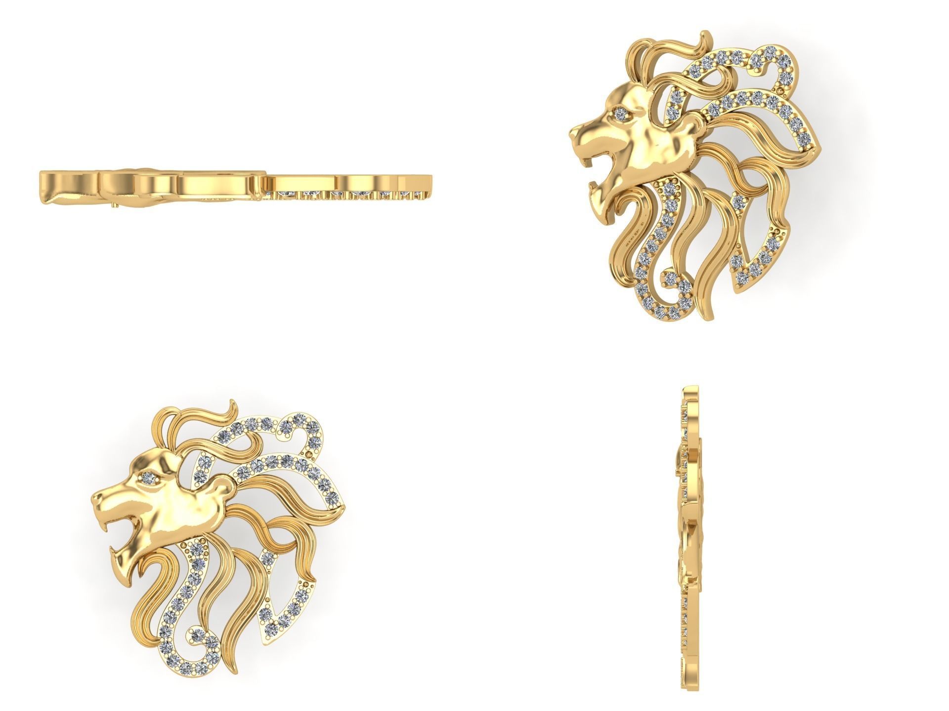 Pendant ak10 3D print model_3