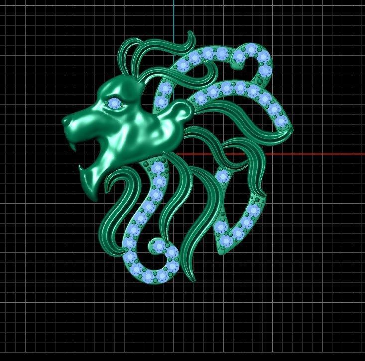 Pendant ak10 3D print model_6