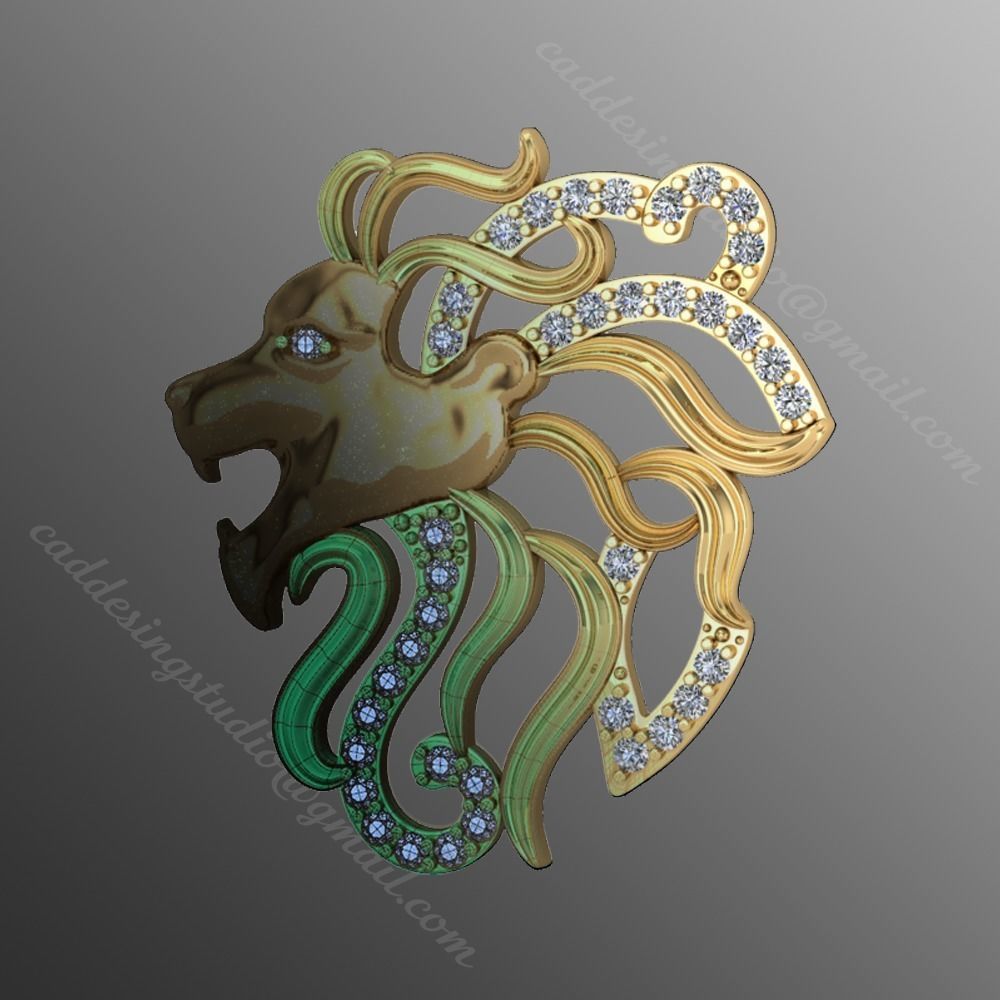 Pendant ak10 3D print model_1