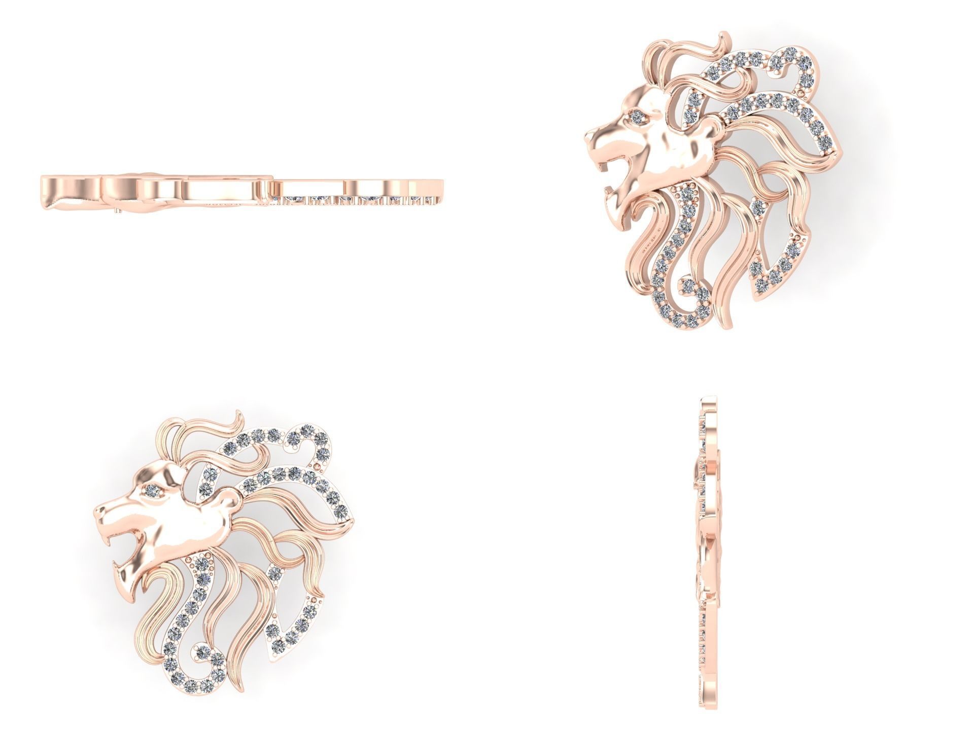 Pendant ak10 3D print model_4