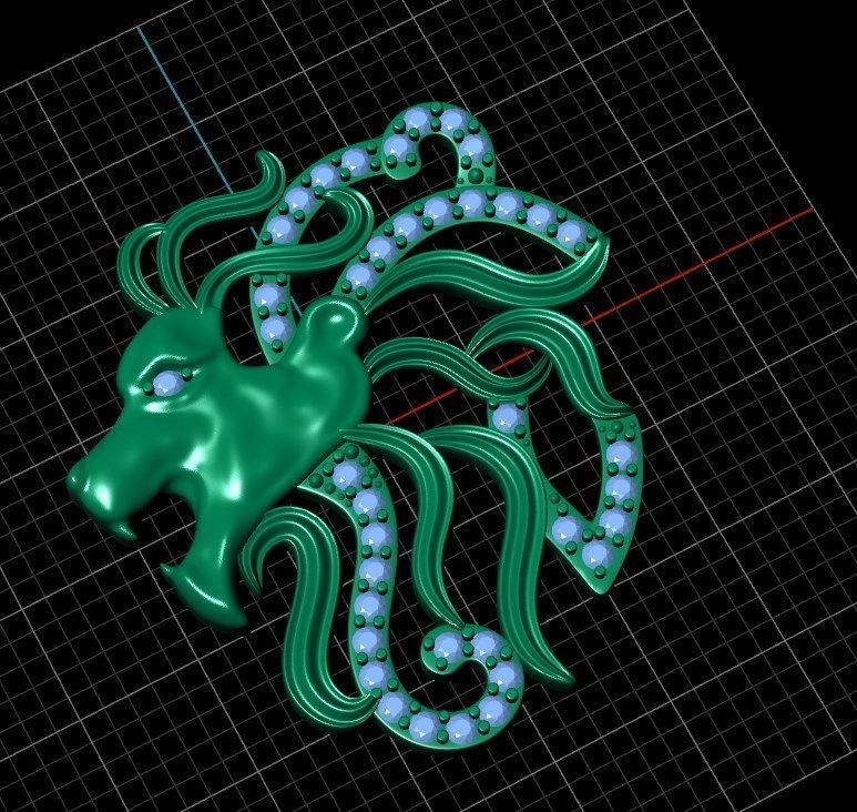 Pendant ak10 3D print model_8