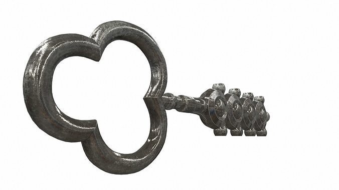 Ornamental key 2 3D model