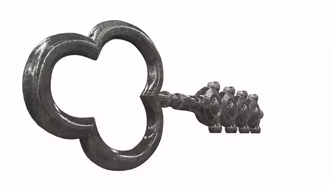Ornamental key 2 3D model