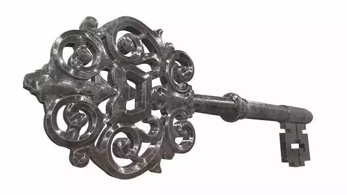 Ornamental key 3 3D model
