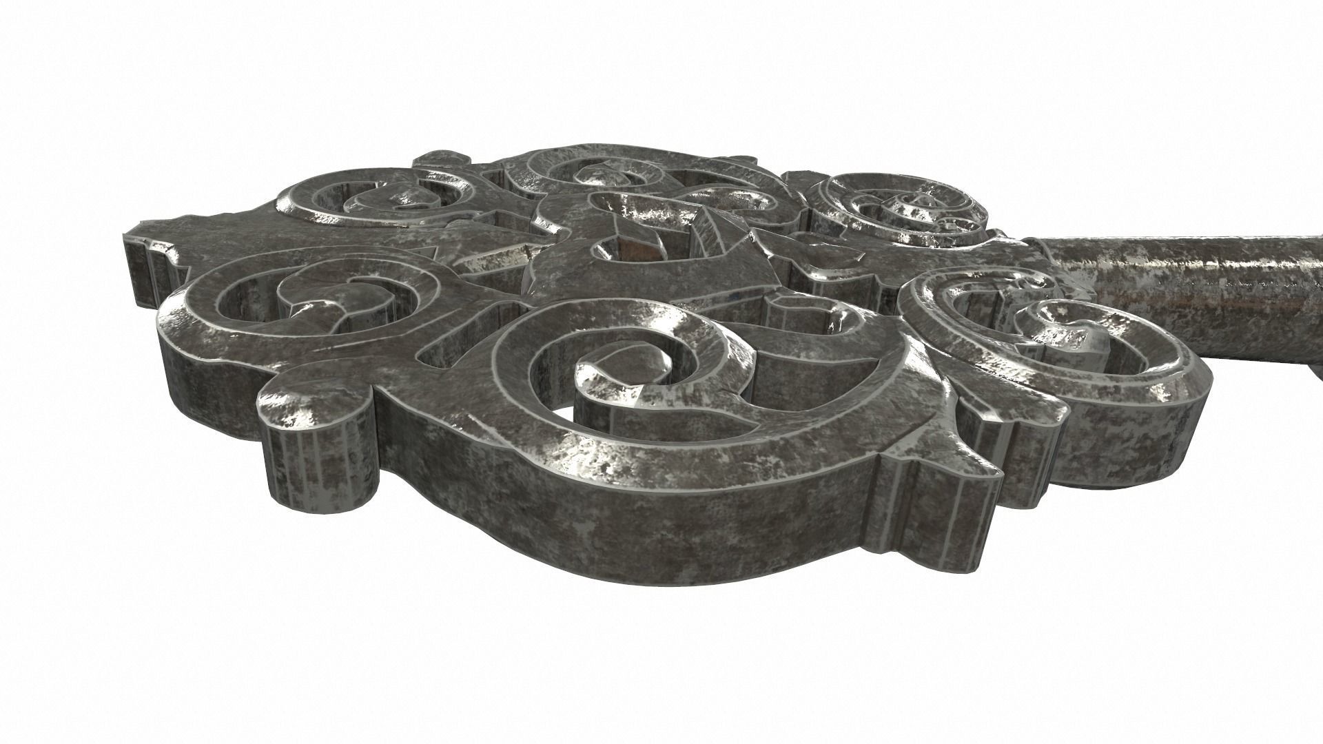 Ornamental key 3 3D model_3