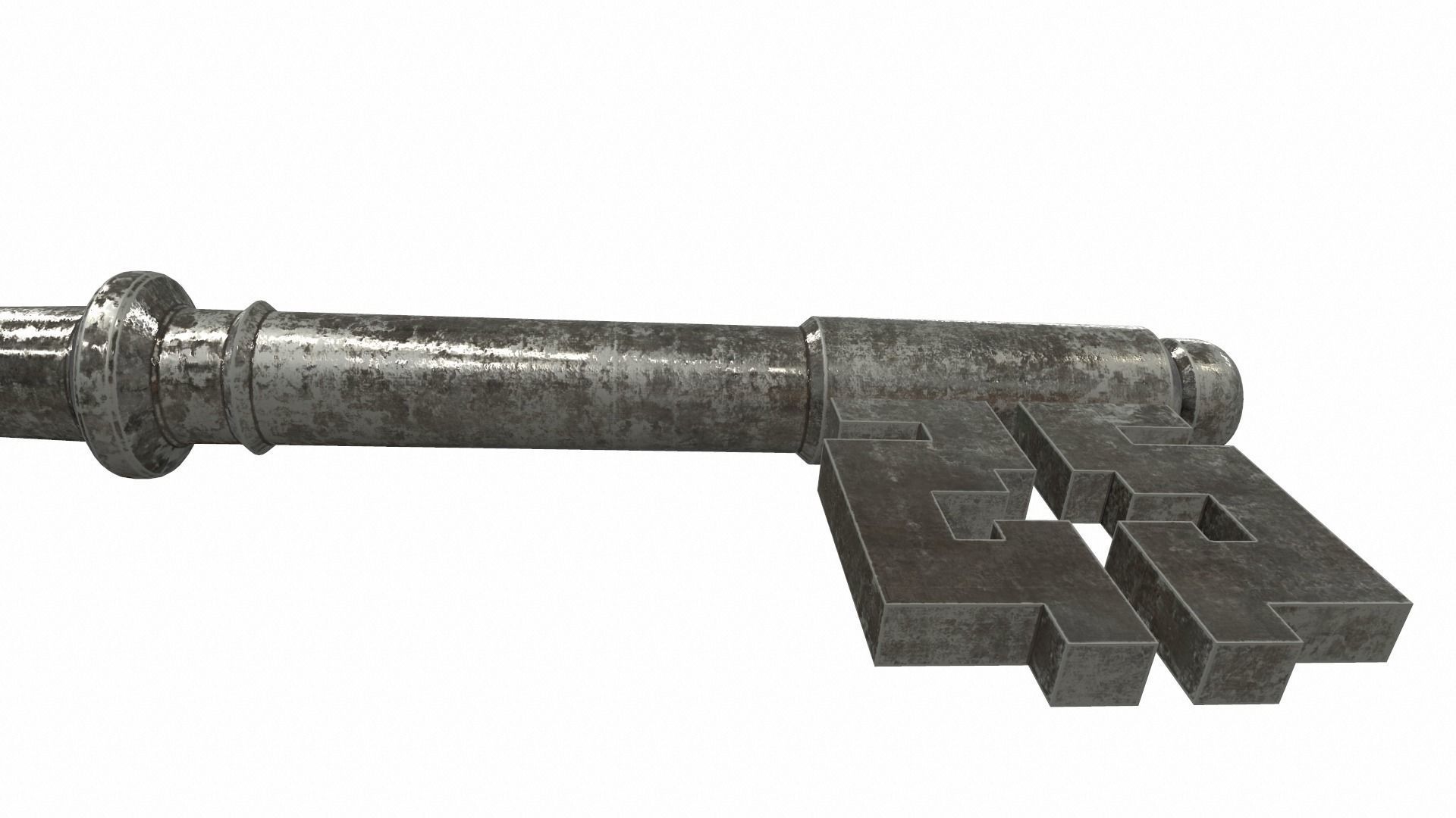 Ornamental key 3 3D model_4