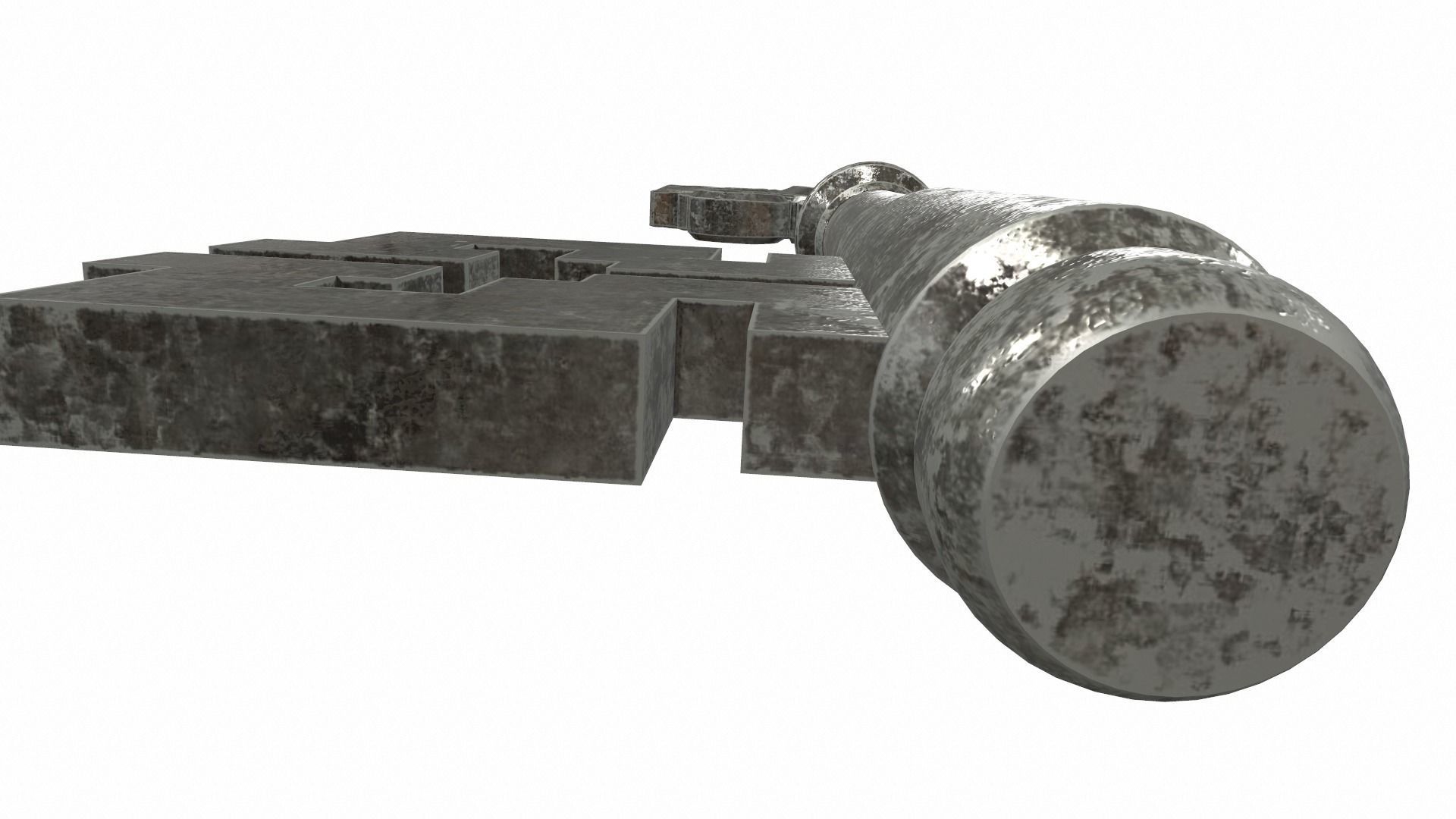 Ornamental key 3 3D model_6