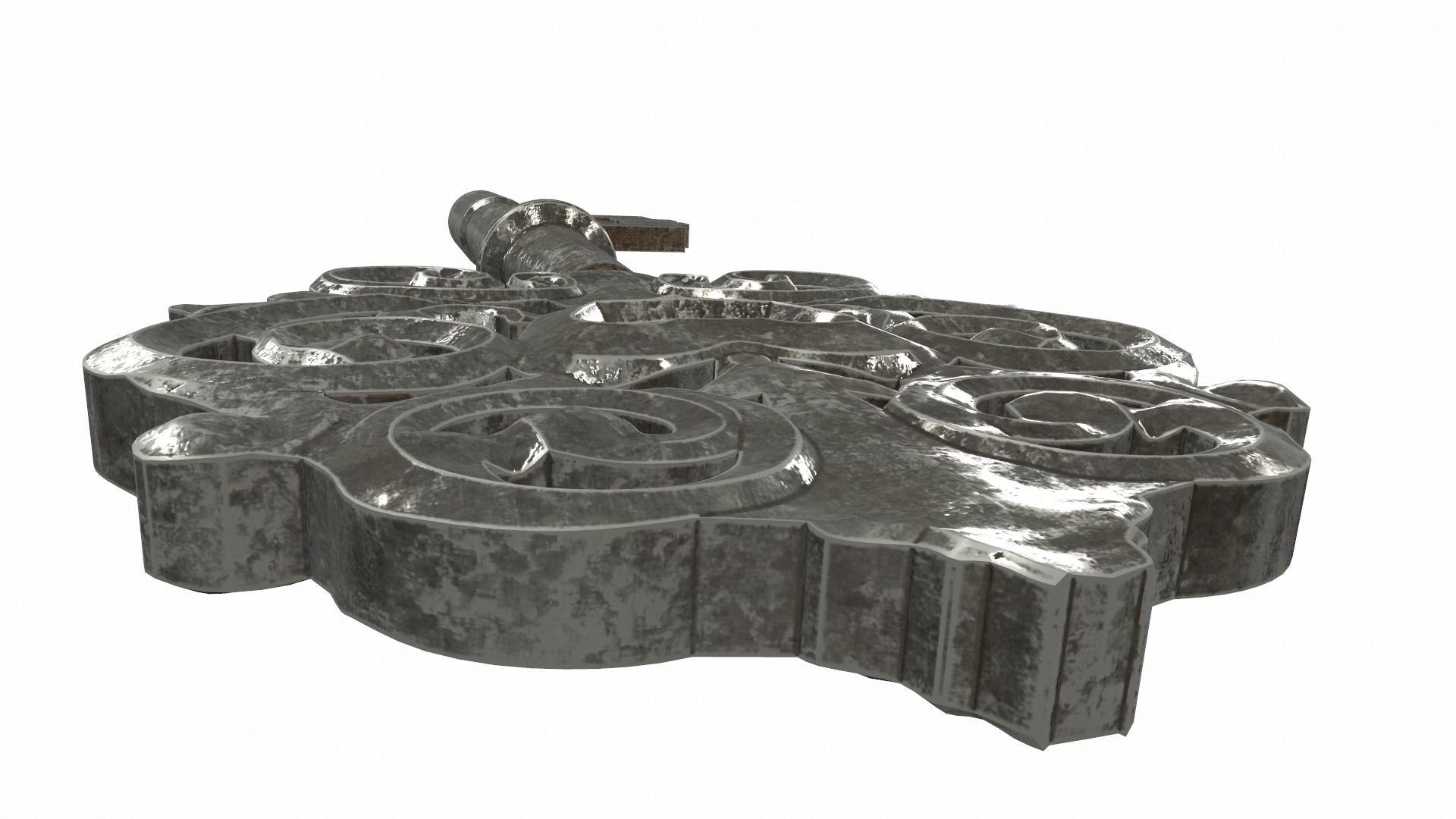 Ornamental key 3 3D model_5