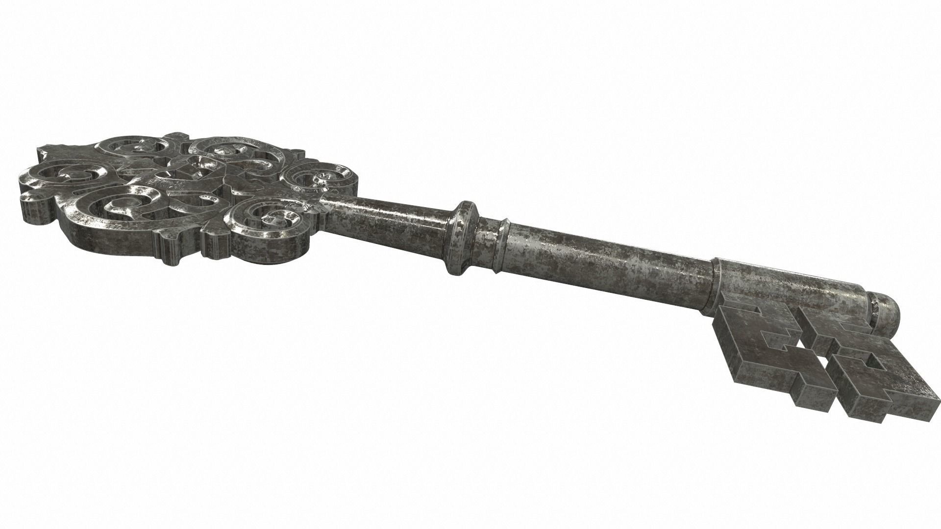 Ornamental key 3 3D model_8
